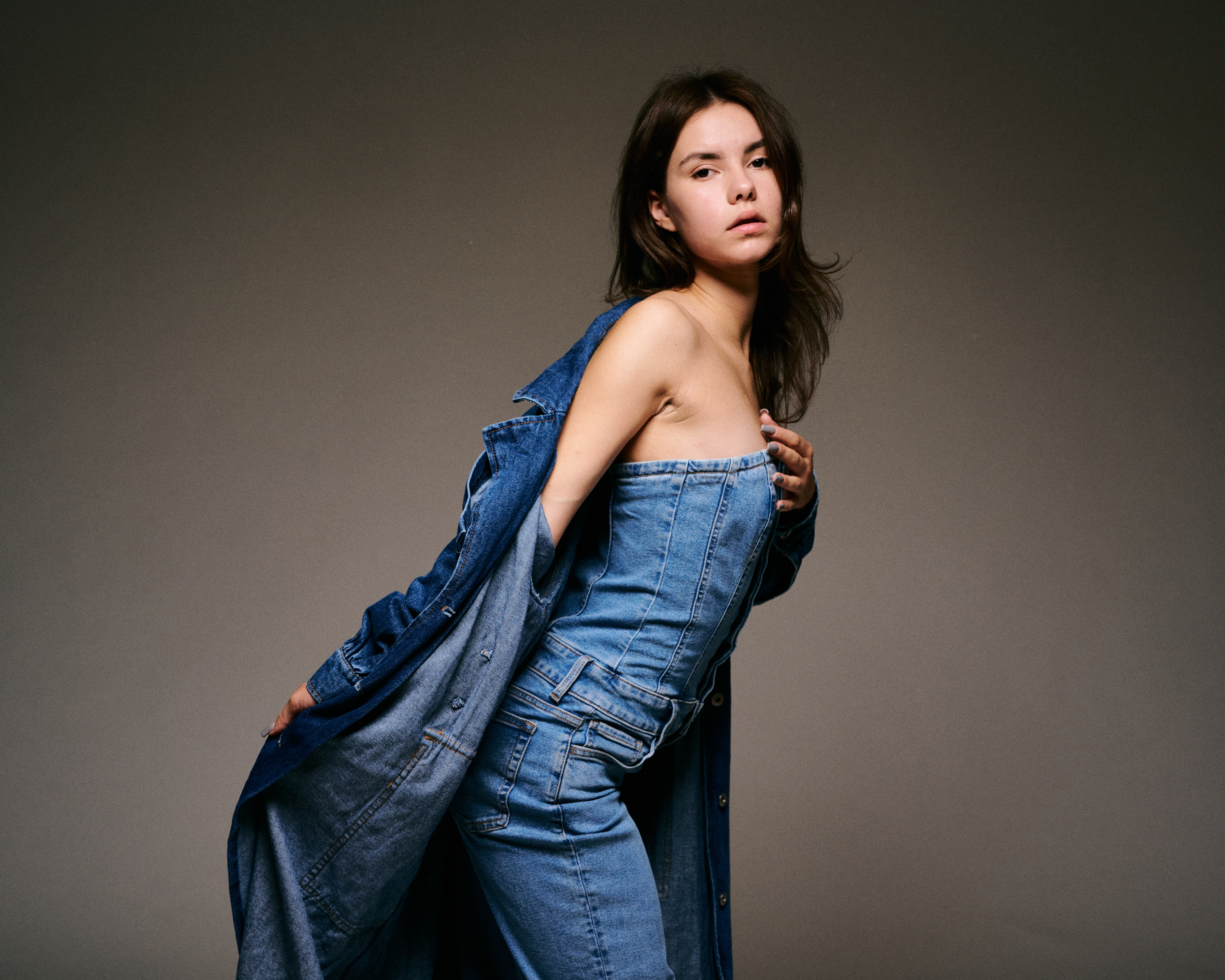 Minimal fashion photography for contemporary clothing brand